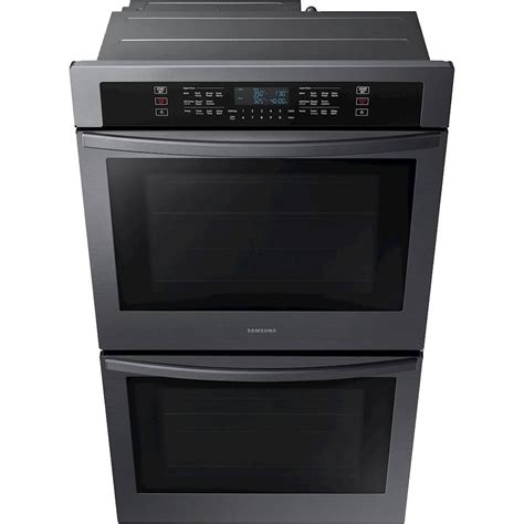 samsung black stainless wall oven